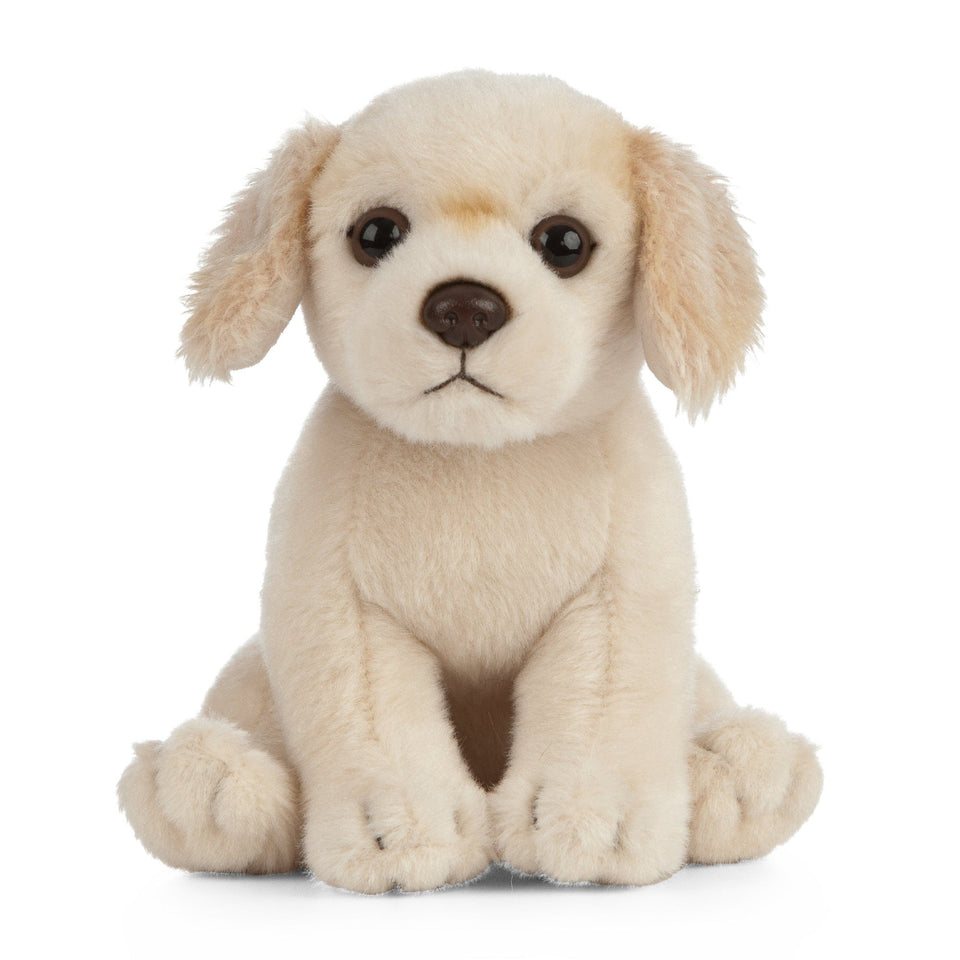 LIVING NATURE GOLDEN RETRIEVER PUPPY CUDDLY SOFT PLUSH DOG TEDDY
