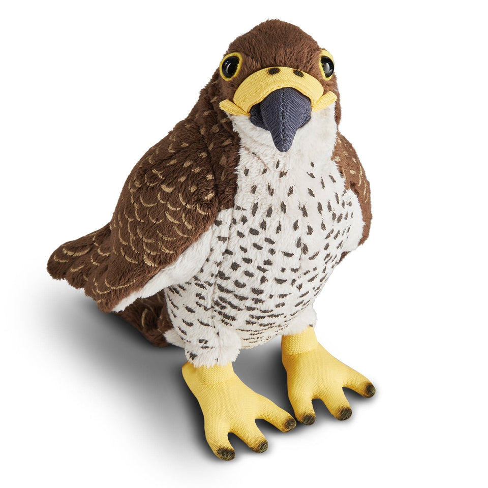 LIVING NATURE PEREGRINE FALCON SOFT FLUFFY PLUSH TOY CUDDLY TEDDY