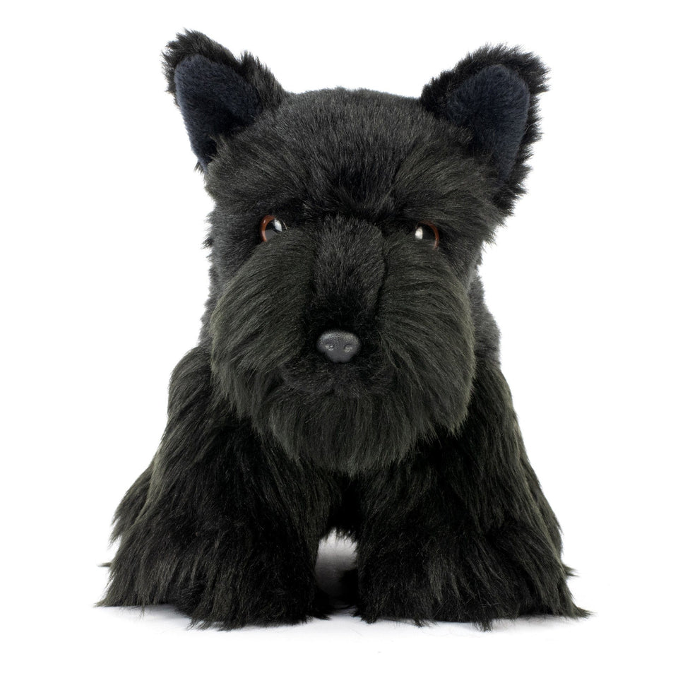 LIVING NATURE SCOTTISH TERRIER PUPPY CUDDLY SOFT PLUSH DOG TEDDY