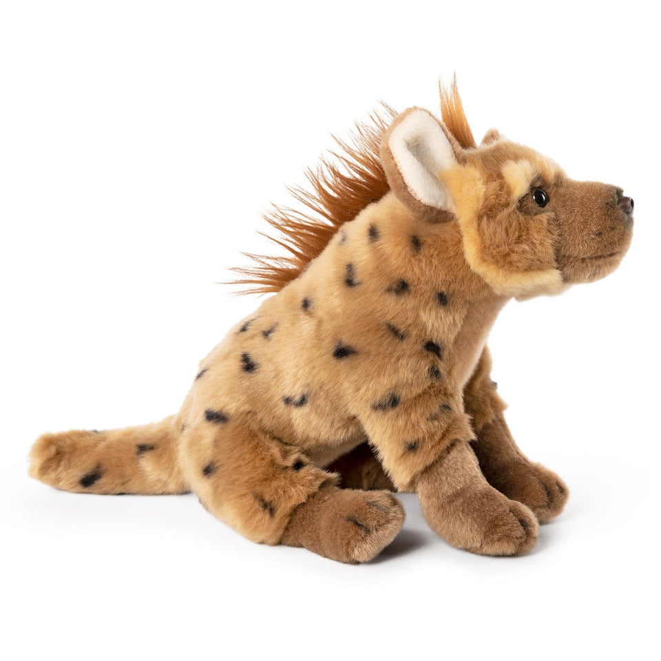 LIVING NATURE PLUSH HYENA 34CM SOFT CUDDLY TEDDY PLUSH CUTE TOY CAT