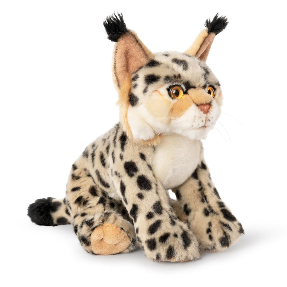 LIVING NATURE LYNX WILD CAT SOFT CUDDLY PLUSH TOY TEDDY