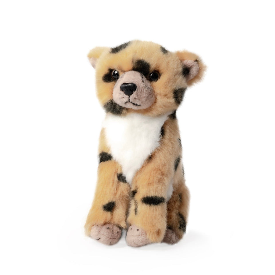 LIVING NATURE CHEETAH CUB CUDDLY SOFT TOY TEDDY PLUSH CUTE CAT