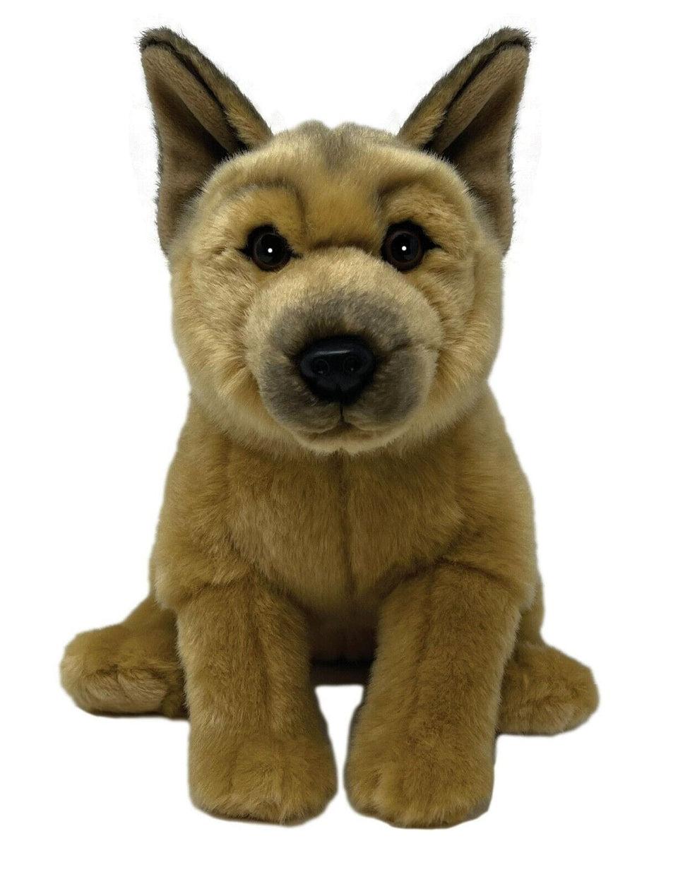 FAITHFUL FRIENDS GERMAN SHEPHERD TAN PLUSH 12" CUDDLY SOFT TOY DOG TEDDY