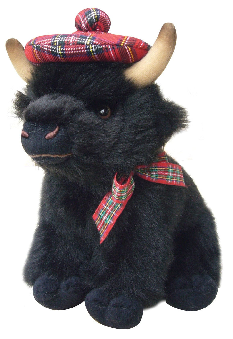 FAITHFUL FRIENDS ARCHIE BLACK WITH BONNET AND BOW COW