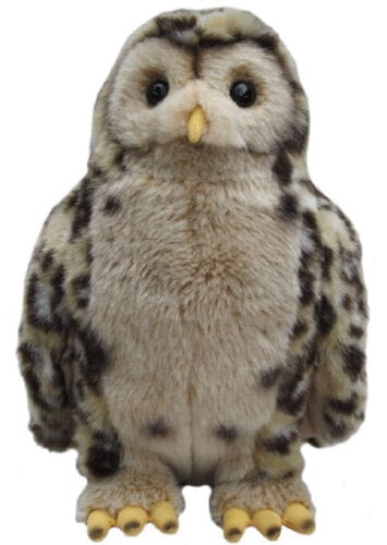 FAITHFUL FRIENDS TAWNY OWL 12" SOFT QUALITY STUFFED BIRD PLUSH TOY