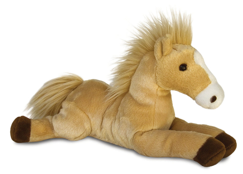 AURORA PLUSH FLOPSIE BUTTERSCOTCH HORSE SOFT TOY PONY
