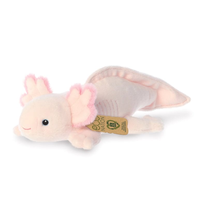 AURORA PLUSH ECO NATION AXOLOTL CUDDLY SOFT TOY TEDDY RECYCLED PLASTICS