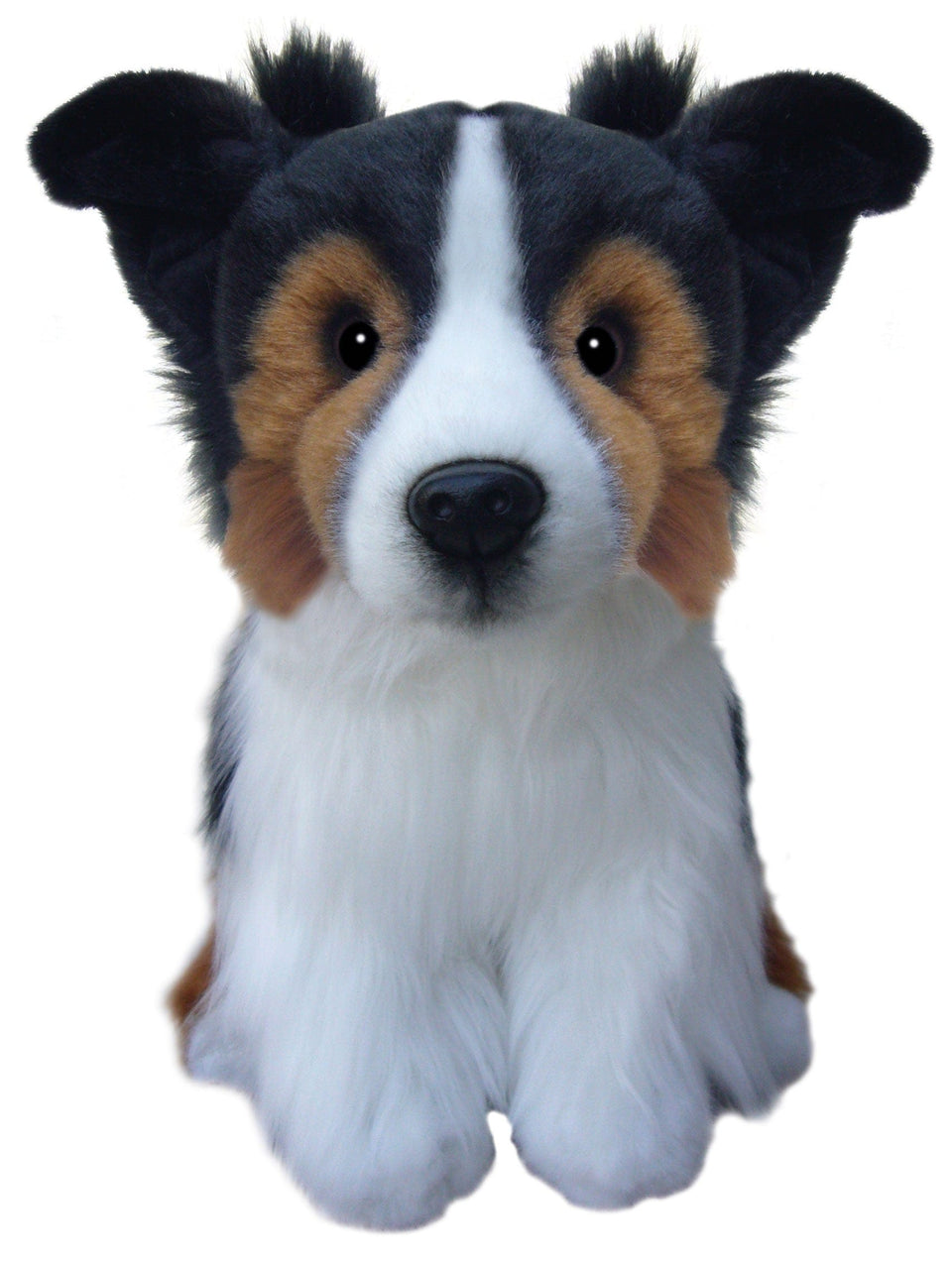 FAITHFUL FRIENDS BORDER COLLIE DOG TRI COLOUR 12" SOFT PLUSH TOY TEDDY