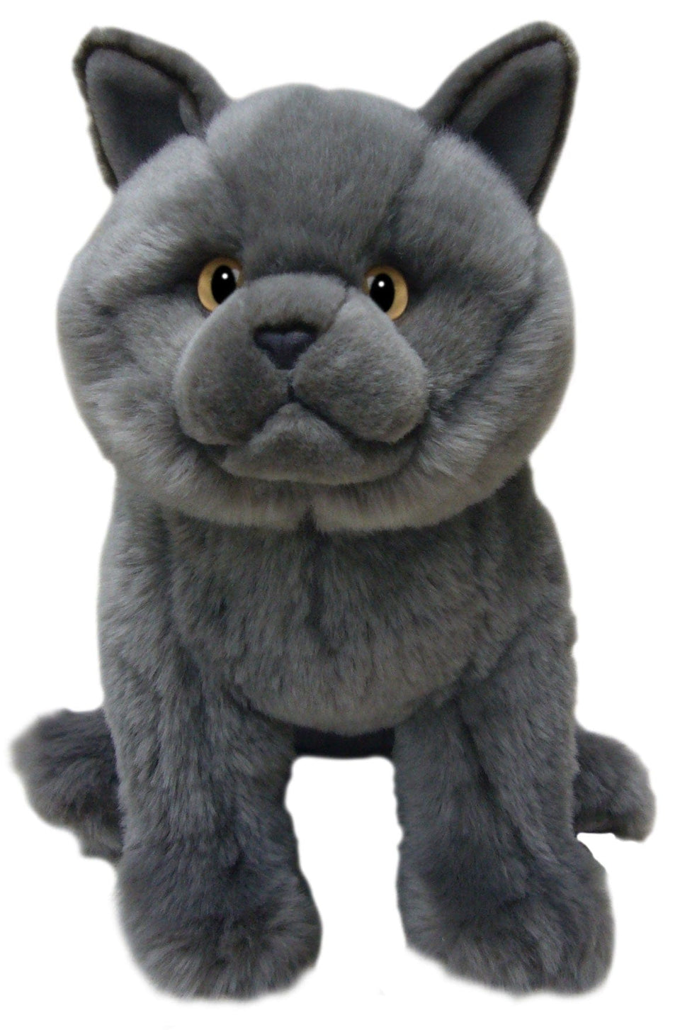 FAITHFUL FRIENDS BRITISH BLUE CAT 12" SOFT CUDDLY PLUSH TOY TEDDY