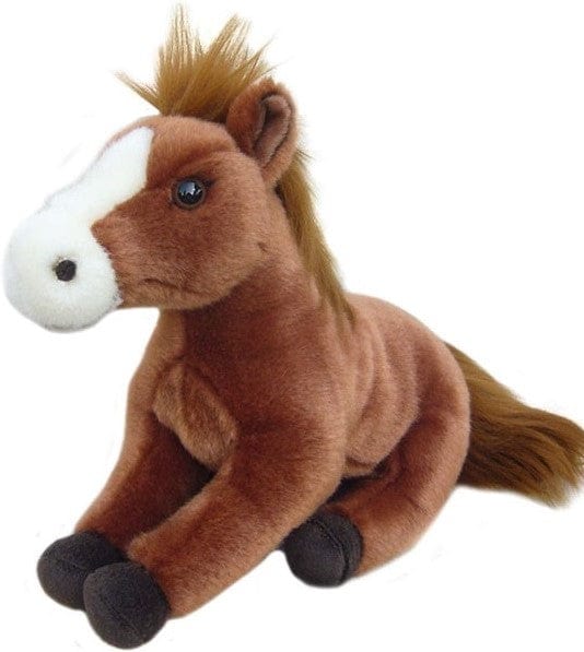FAITHFUL FRIENDS CHESTNUT HORSE 12" SOFT PLUSH CUDDLY TOY TEDDY