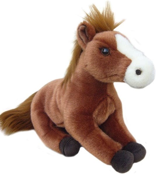 FAITHFUL FRIENDS CHESTNUT HORSE 12" SOFT PLUSH CUDDLY TOY TEDDY