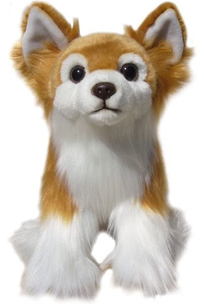 FAITHFUL FRIENDS CHIHUAHUA LONG COAT DOG 12" SOFT CUDDLY PLUSH TOY