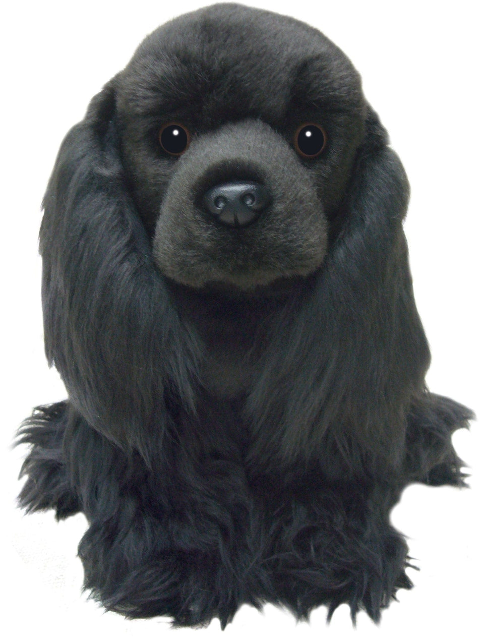 FAITHFUL FRIENDS ENGLISH COCKER SPANIEL DOG BLACK 12" SOFT PLUSH TOY