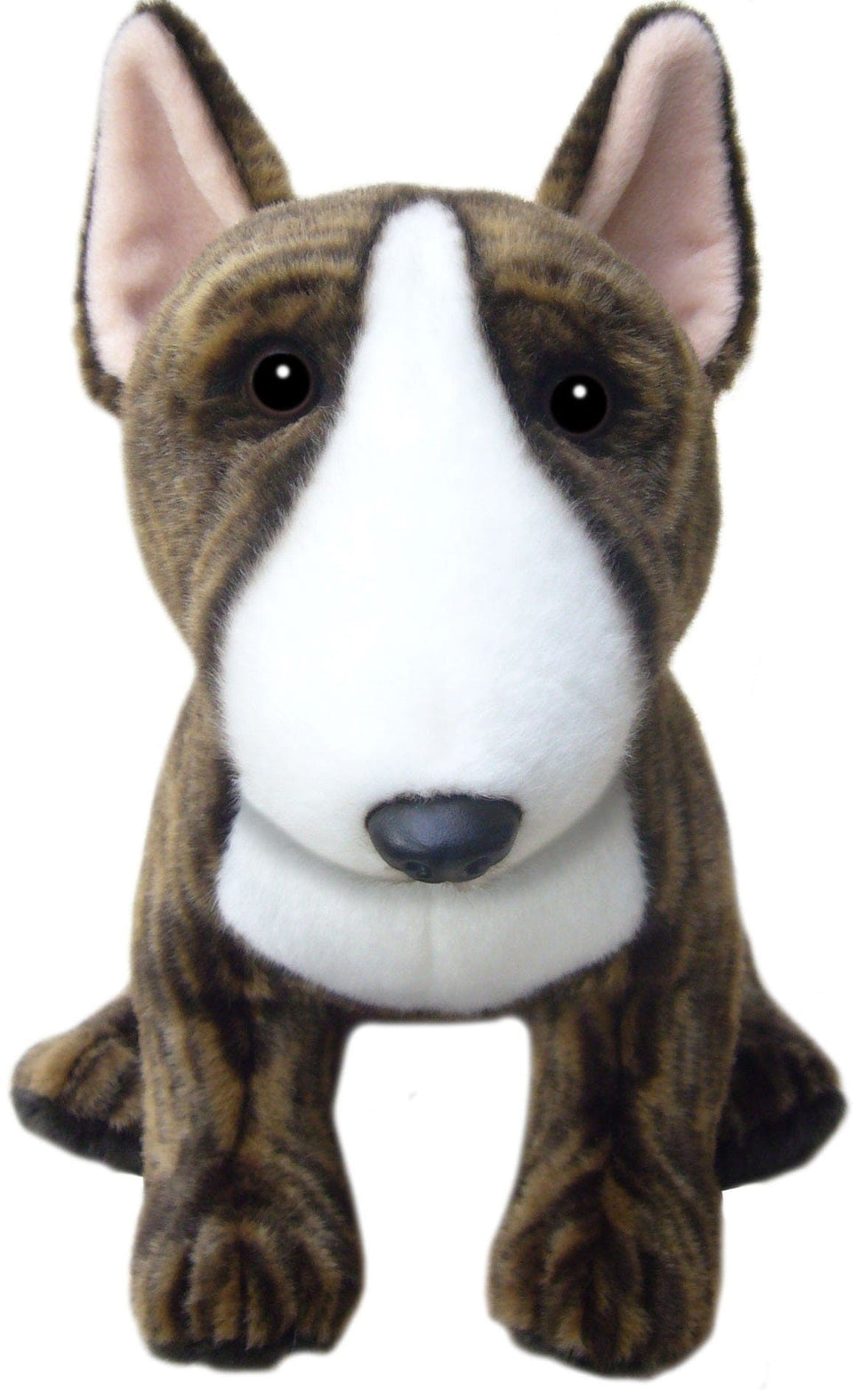 FAITHFUL FRIENDS ENGLISH BULL TERRIER DOG BRINDLE CUDDLY SOFT PLUSH