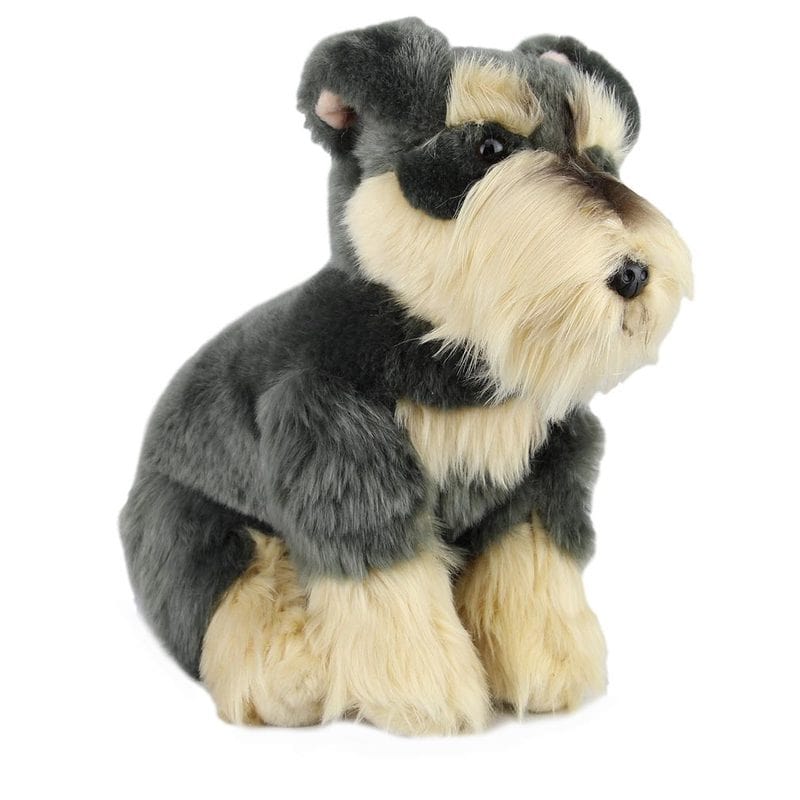 SCHNAUZER DOG FAITHFUL FRIENDS SOFT CUDDLY PLUSH DOG TOY TEDDY