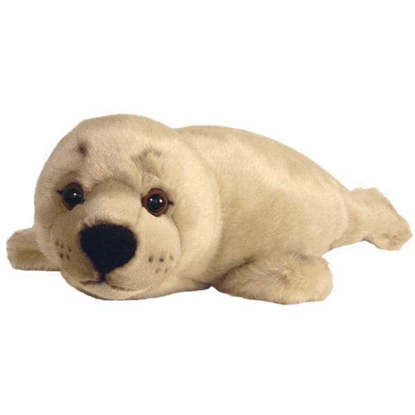 FAITHFUL FRIENDS GREY SEAL 12" SOFT CUDDLY PLUSH QUALITY TOY TEDDY