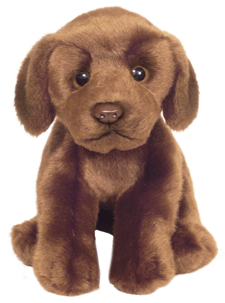FAITHFUL FRIENDS CHOCOLATE LABRADOR DOG 12" CUDDLY SOFT PLUSH