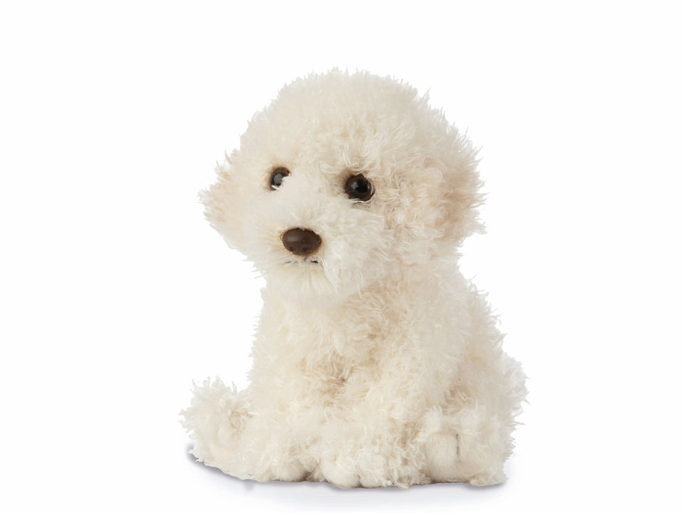 LIVING NATURE LABRADOODLE PUPPY SOFT PLUSH ANIMAL DOG