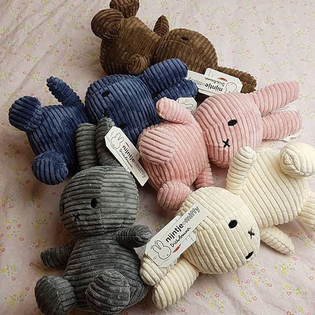 MIFFY PLUSH SOFT TOY CORDUROY