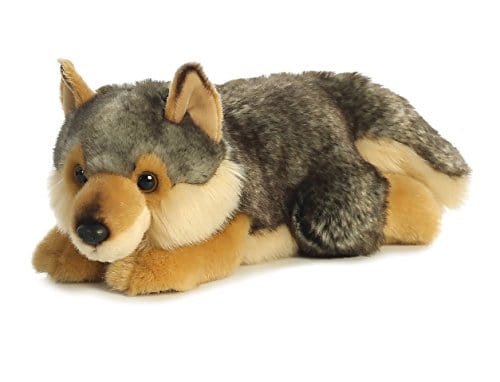 AURORA MIYONI PLUSH WOLF 11" CUDDLY SOFT TOY TEDDY