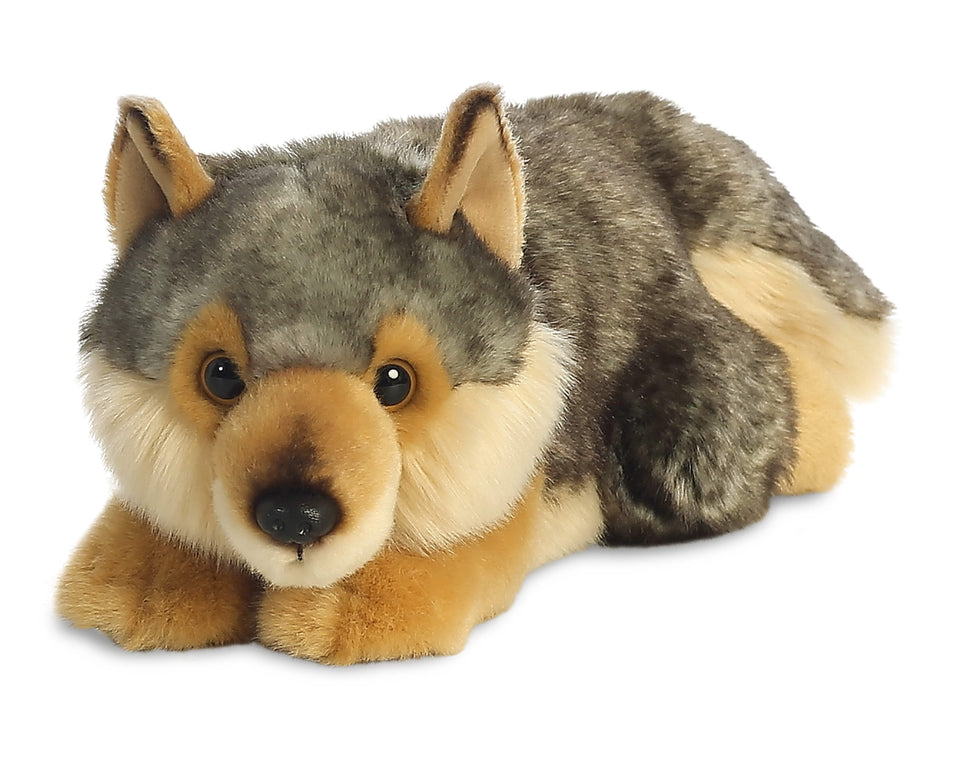 AURORA MIYONI PLUSH WOLF 11" CUDDLY SOFT TOY TEDDY