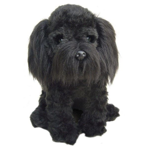 OODLES POO BLACK DOG FAITHFUL FRIENDS 12" SOFT CUDDLY PLUSH TOY