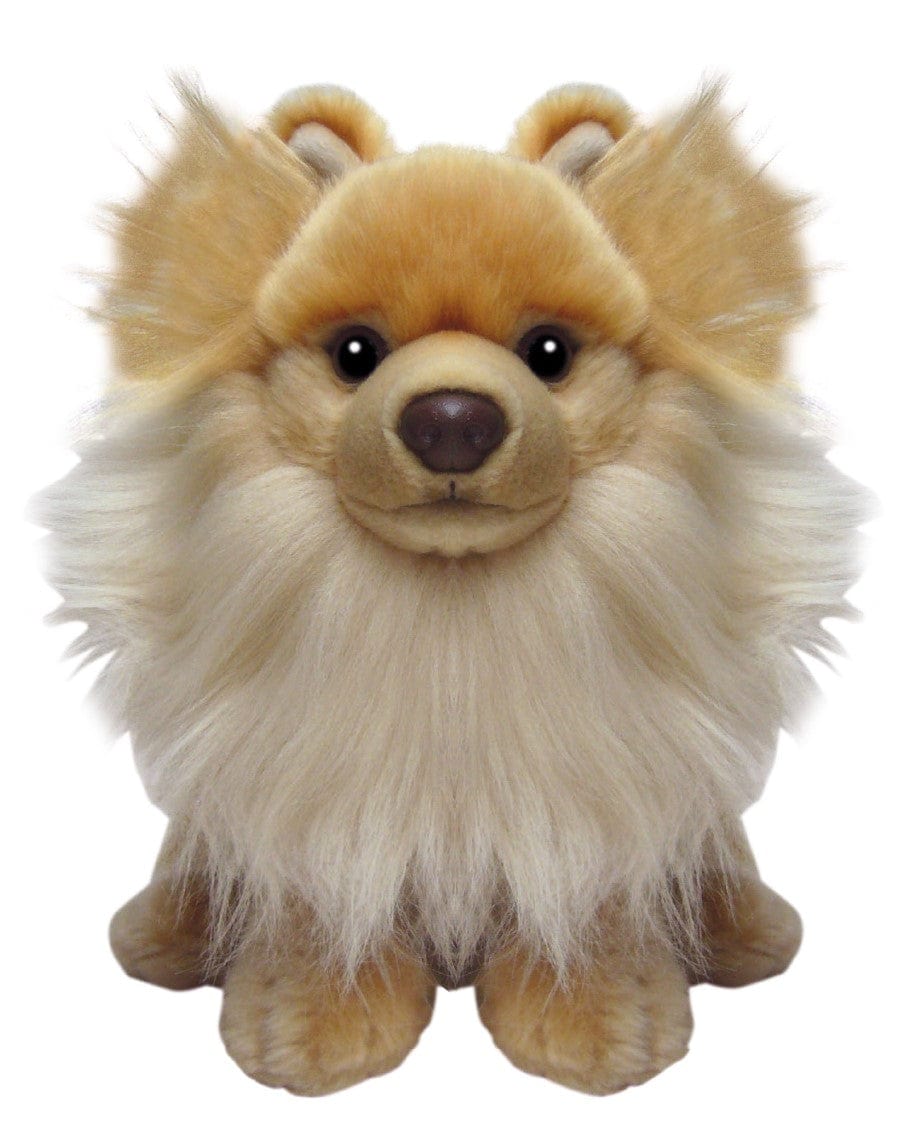 POMERANIAN DOG 12" FAITHFUL FRIENDS CUDDLY QUALITY PLUSH SOFT TOY TEDDY