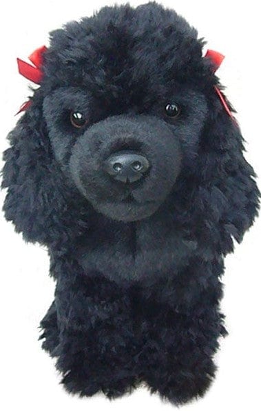 FAITHFUL FRIENDS POODLE DOG BLACK 12" CUDDLY SOFT PLUSH PUPPY TOY