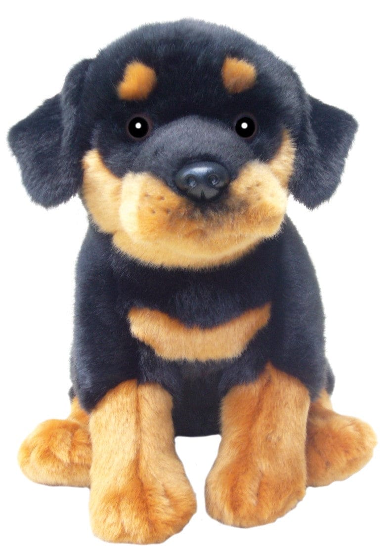 FAITHFUL FRIENDS ROTTWEILER DOG 12" SOFT CUDDLY PLUSH TOY TEDDY