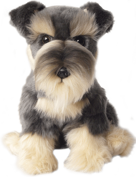SCHNAUZER DOG FAITHFUL FRIENDS SOFT CUDDLY PLUSH DOG TOY TEDDY