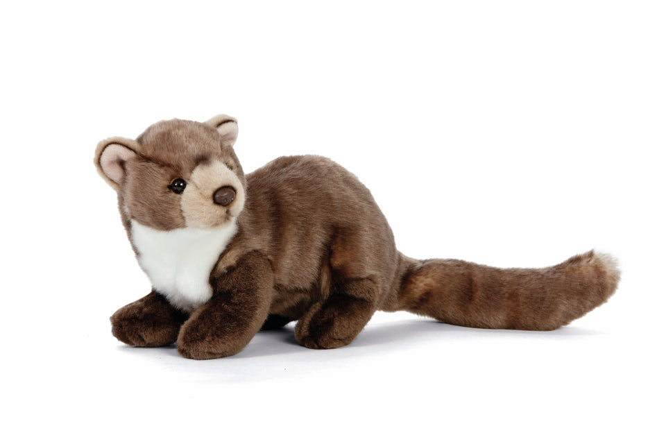 LIVING NATURE PINE MARTEN WEASEL FERRET CUDDLY PLUSH SOFT TOY TEDDY