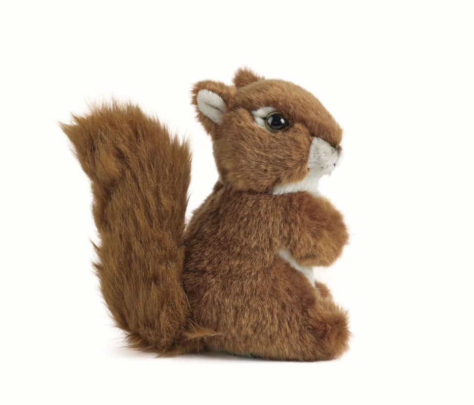 LIVING NATURE SQUIRREL PLUSH SOFT RED CUDDLY TOY TEDDY