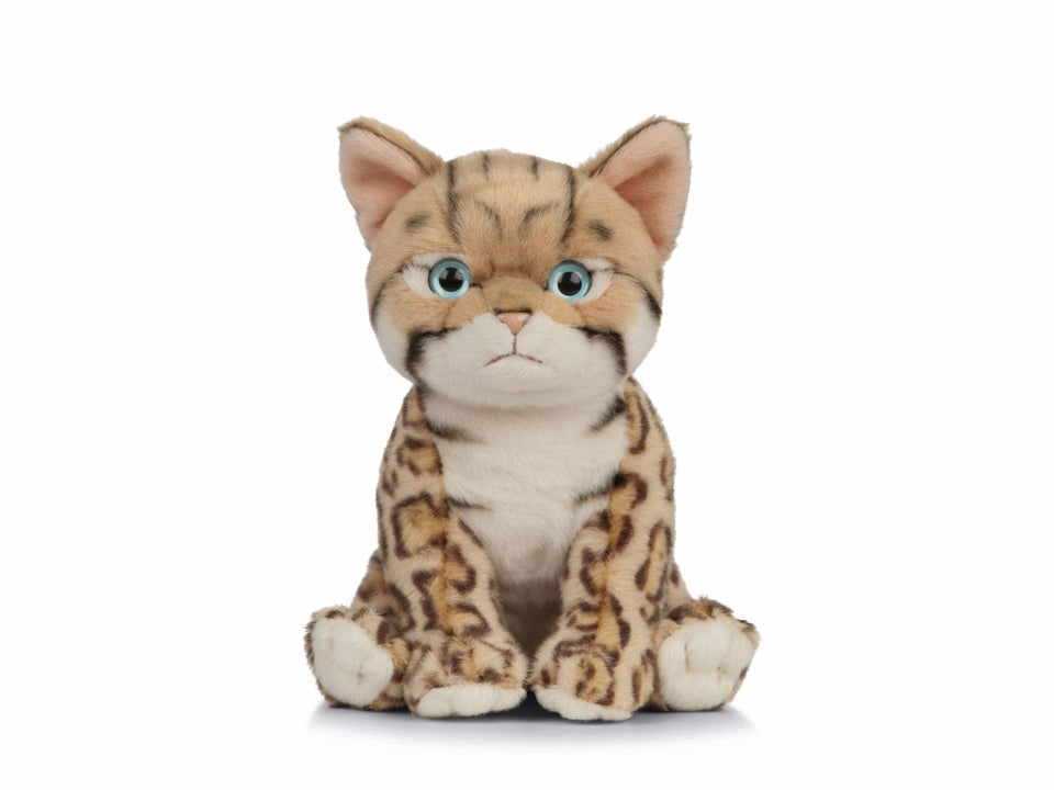 LIVING NATURE BENGAL KITTEN CAT PLUSH SOFT TOY TEDDY
