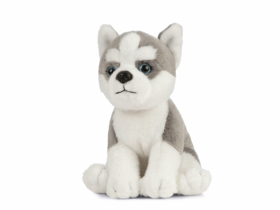 LIVING NATURE HUSKY PUPPY DOG PLUSH SOFT TEDDY TOY