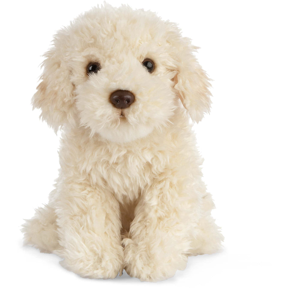 LIVING NATURE LABRADOODLE DOG SOFT CUDDLY PLUSH TOY