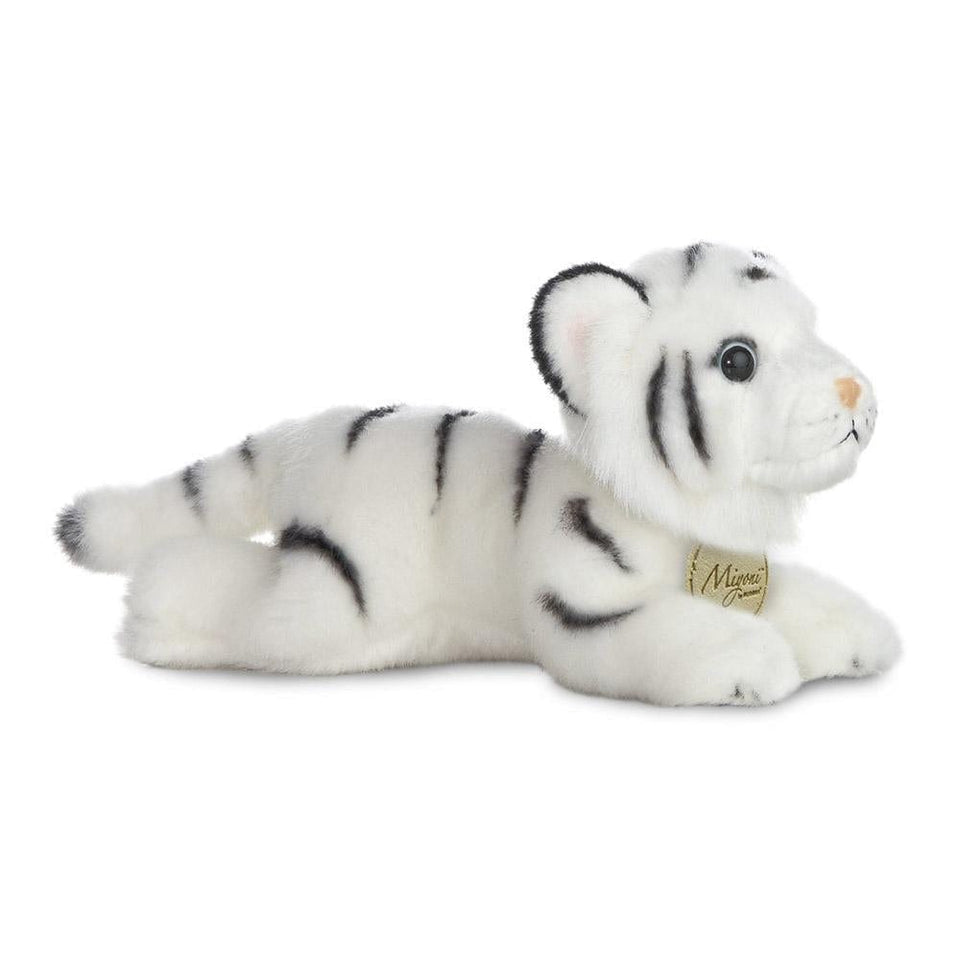 NEW AURORA MIYONI 8" WHITE BENGAL TIGER 13170 SOFT STUFFED TOY