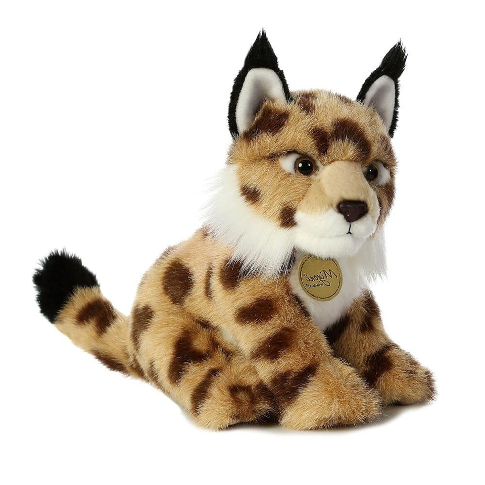 AURORA MIYONI PLUSH 10" LYNX CUDDLY SOFT TOY CAT TEDDY