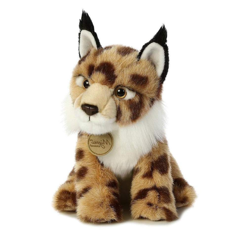 AURORA MIYONI PLUSH 10" LYNX CUDDLY SOFT TOY CAT TEDDY