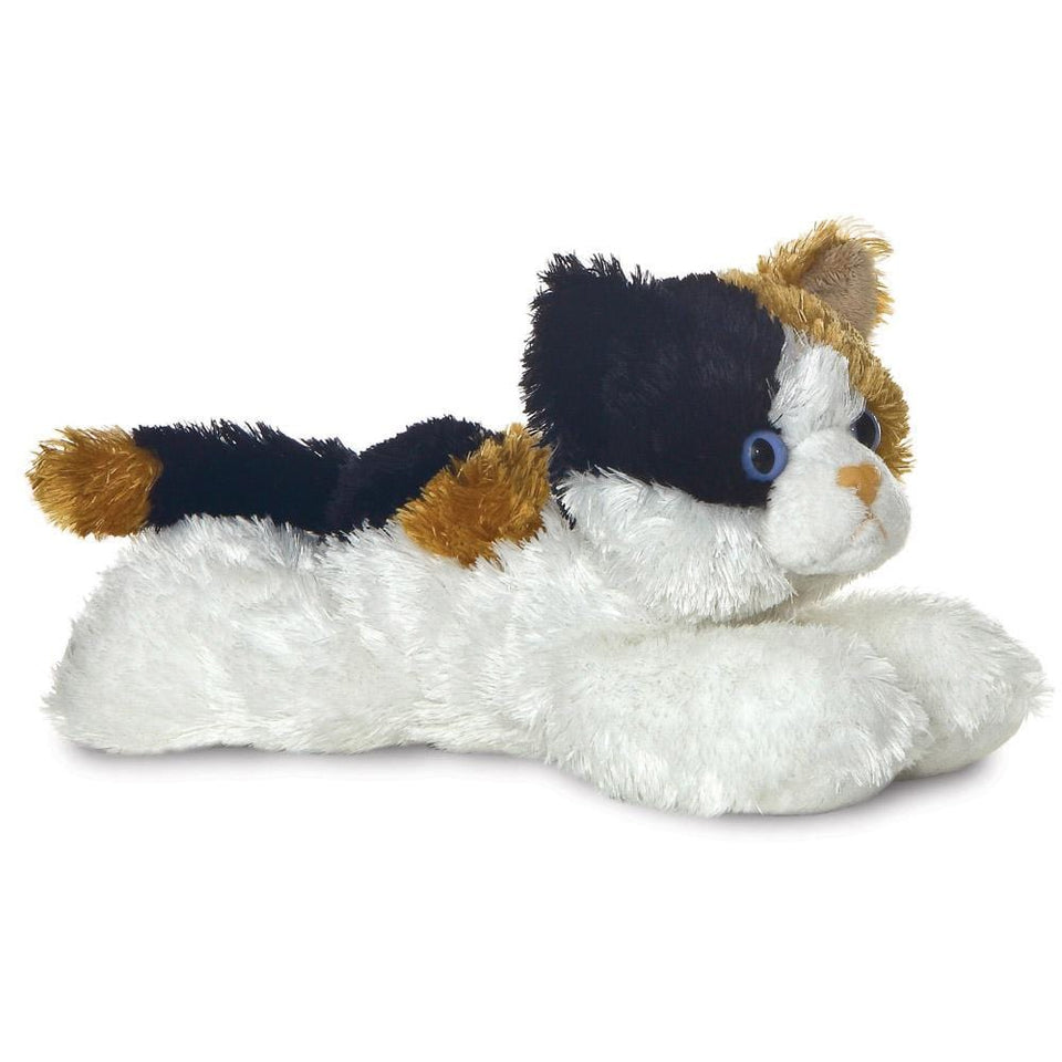AURORA MINI FLOPSIE 8" PLUSH ESMERALDA CAT CUDDLY TOY TEDDY