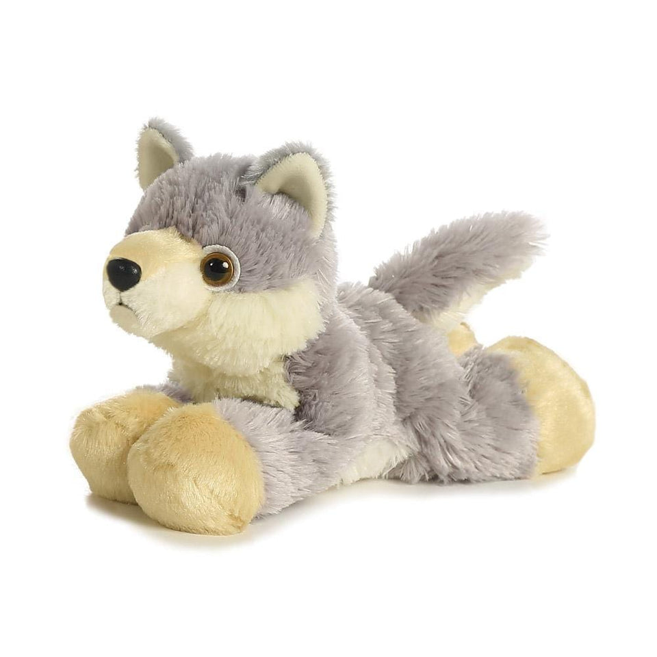 AURORA MINI FLOPSIE 8" WOOLSEY WOLF PLUSH SOFT TOY TEDDY