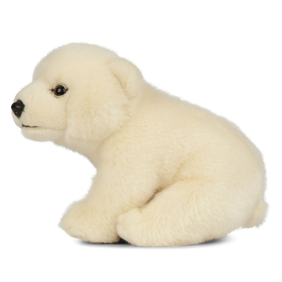 LIVING NATURE POLAR BEAR CUB 20CM PLUSH CUDDLY SOFT TOY TEDDY