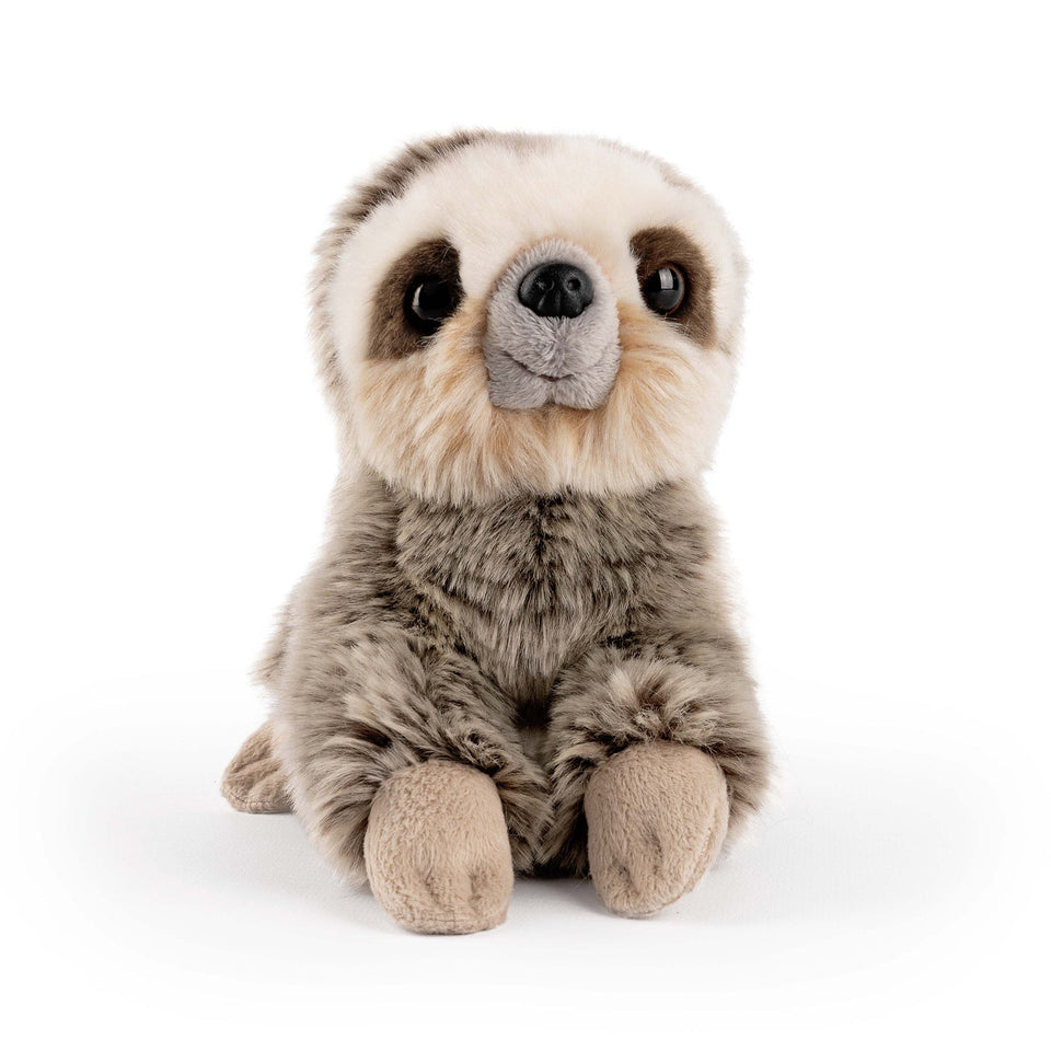 LIVING NATURE SLOTH PLUSH SOFT CUTE CUDDLY ANIMAL TOY TEDDY