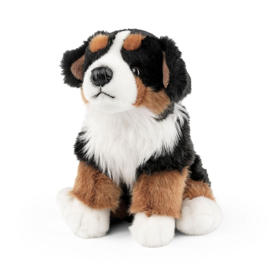 LIVING NATURE BERNESE MOUNTAIN DOG 23CM CUDDLY PLUSH TEDDY TOY PUPPY