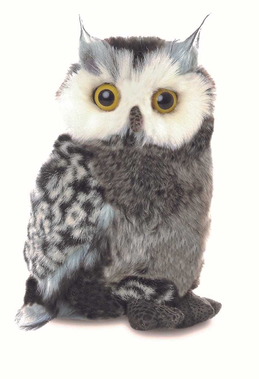 AURORA FLOPSIE GREAT HORNED OWL PLUSH SOFT TOY TEDDY