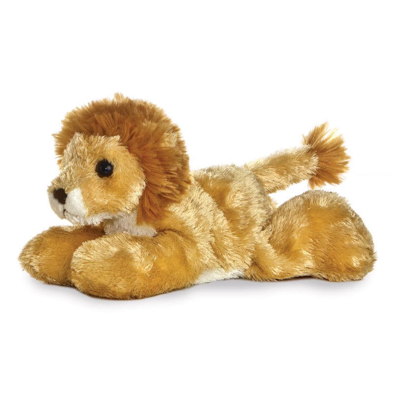 NEW AURORA PLUSH 8" MINI FLOPSIE LIONEL LION SOFT TOY CAT SAFARI