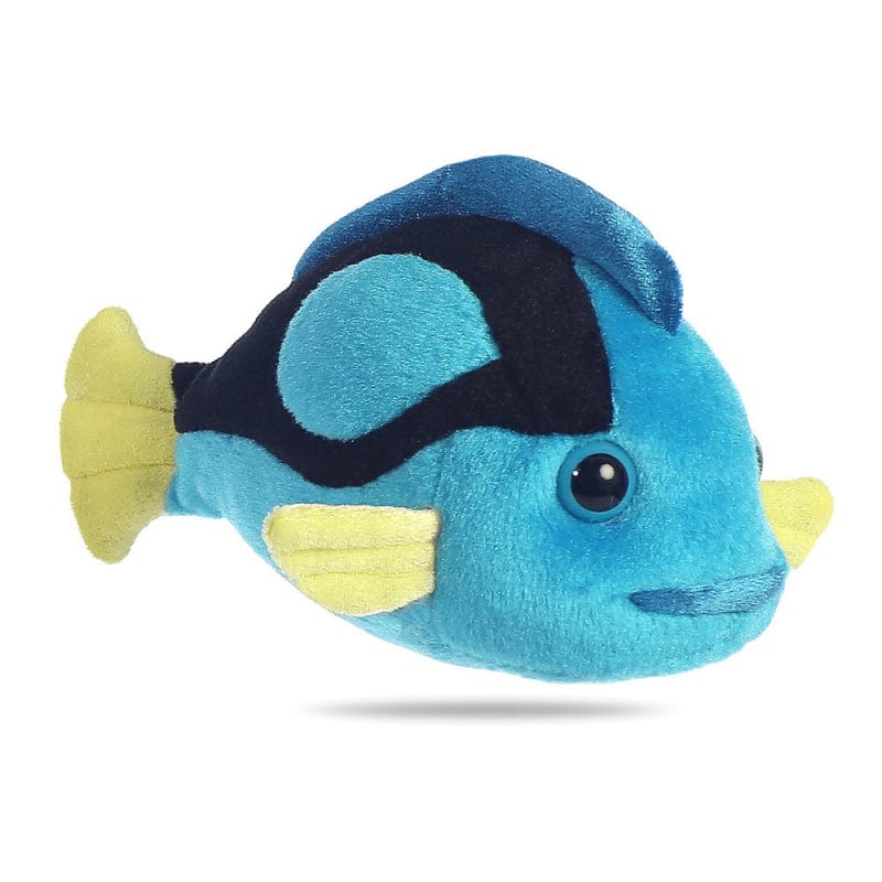 AURORA PLUSH MINI FLOPSIE 8" BLUE TANG FISH CUDDLY SOFT TOY TEDDY