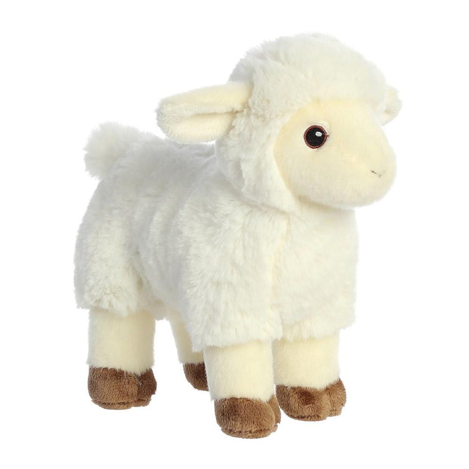 AURORA PLUSH ECO NATION LAMB CUDDLY SOFT TOY TEDDY