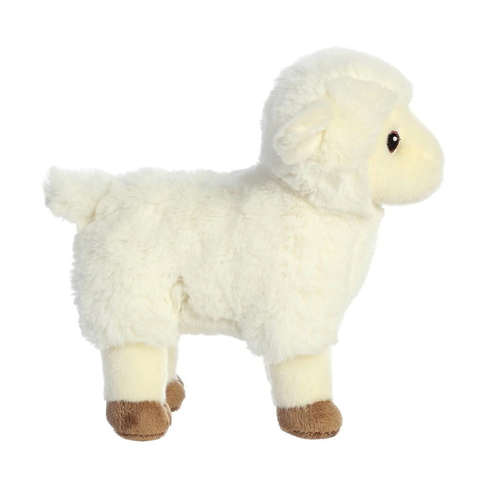 AURORA PLUSH ECO NATION LAMB CUDDLY SOFT TOY TEDDY