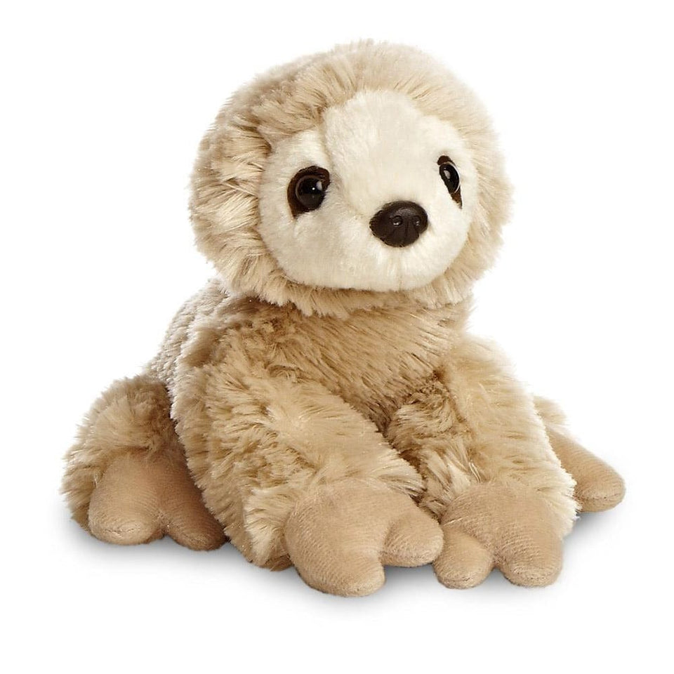 AURORA MINI FLOPSIE PLUSH SLOTH 8" CUDDLY SOFT STUFFED TOY TEDDY