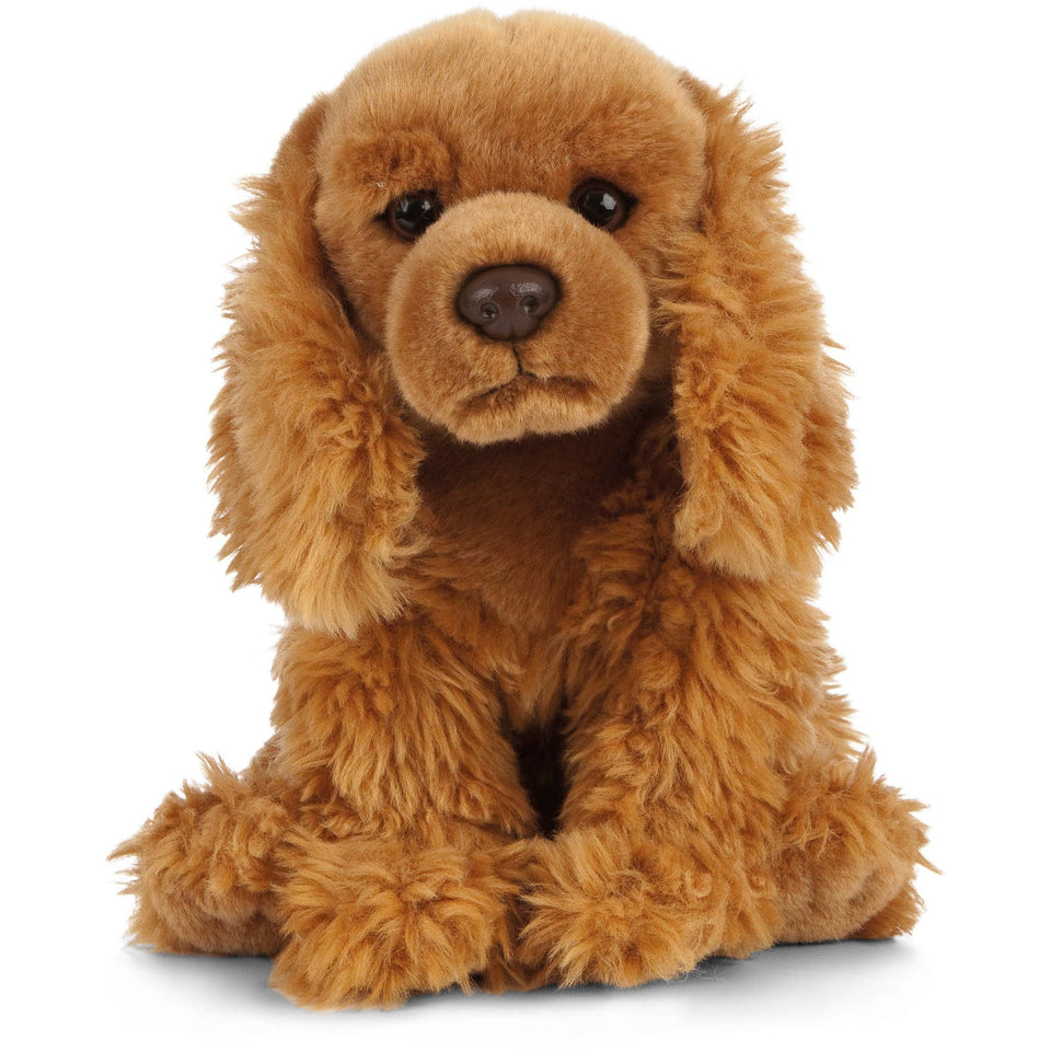 LIVING NATURE COCKER SPANIEL DOG CUDDLY SOFT TOY